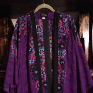 NWOT Bob Mackie sheer top